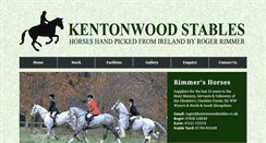 Desktop Screenshot of kentonwoodstables.co.uk