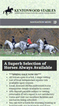 Mobile Screenshot of kentonwoodstables.co.uk