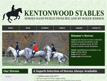 Tablet Screenshot of kentonwoodstables.co.uk